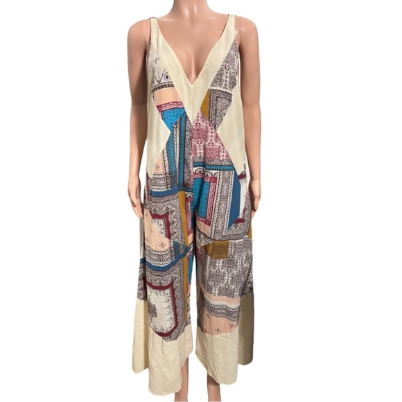 FREE PEOPLE Women’s All Patched Up Jumpsuit - Picture 3 of 14